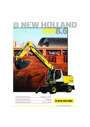 Колісні екскаватори New Holland MH 8.6