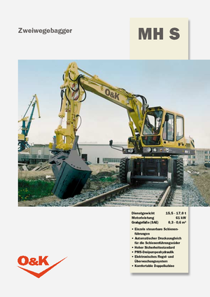 Колісні екскаватори O&K MH S