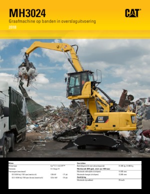 Екскаватори для перевалки Caterpillar MH3024