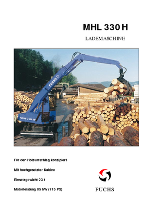 Екскаватори для перевалки Fuchs MHL 330 H