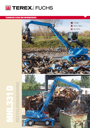 Екскаватори для перевалки Terex-Fuchs MHL 331 D