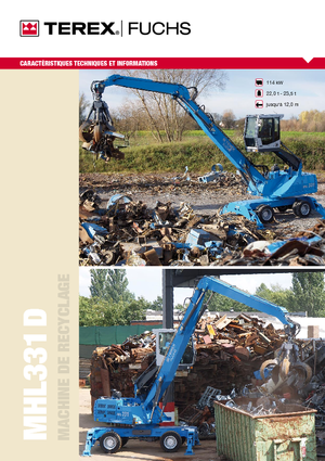 Екскаватори для перевалки Terex-Fuchs MHL 331 D