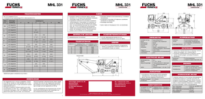 Екскаватори для перевалки Terex-Fuchs MHL 331