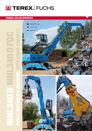 Екскаватори для перевалки Terex-Fuchs MHL 340 D