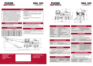 Екскаватори для перевалки Terex-Fuchs MHL 350