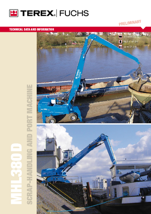 Екскаватори для перевалки Terex-Fuchs MHL 380 D