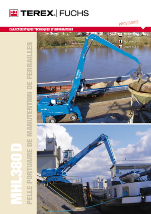 Екскаватори для перевалки Terex-Fuchs MHL 380 D