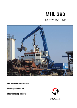 Екскаватори для перевалки Fuchs MHL 380