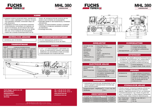 Екскаватори для перевалки Terex-Fuchs MHL 380