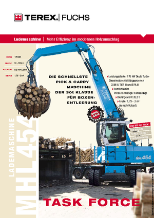 Екскаватори для перевалки Terex-Fuchs MHL 454
