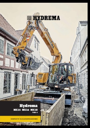 Колісні екскаватори Hydrema MX 14