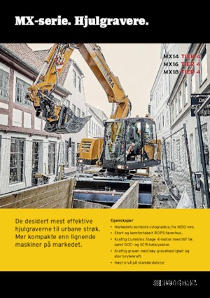 Колісні екскаватори Hydrema MX 14