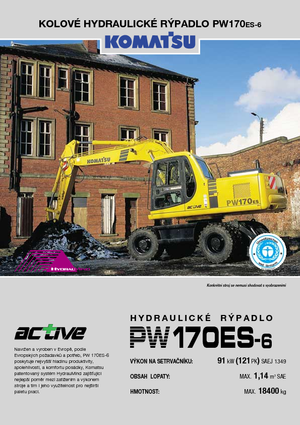 Колісні екскаватори Komatsu PW170-6