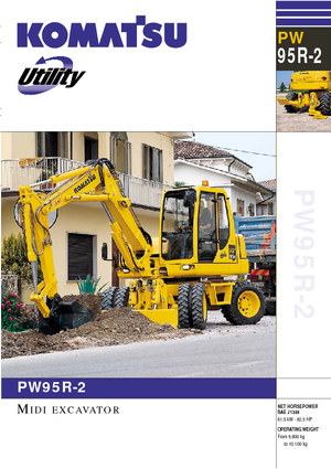 Колісні екскаватори Komatsu PW95 R-2
