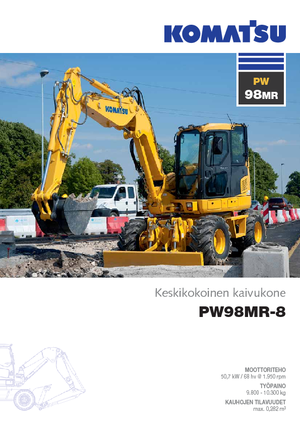 Колісні екскаватори Komatsu PW98MR-8
