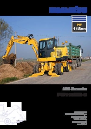 Колісні екскаватори Komatsu PW118MR-8