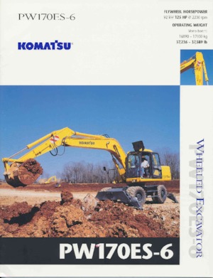 Колісні екскаватори Komatsu PW170-6