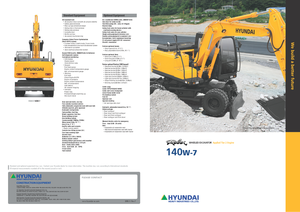 Колісні екскаватори Hyundai R 140 W 7