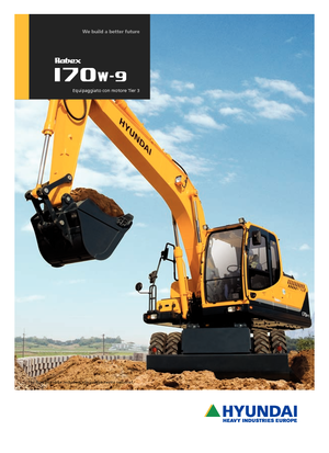 Колісні екскаватори Hyundai R 170 W 9