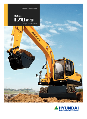 Колісні екскаватори Hyundai R 170 W 9