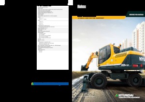 Колісні екскаватори Hyundai R140W-9A