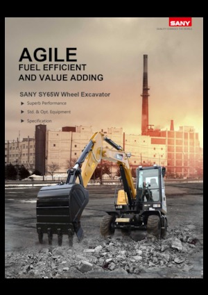 Колісні екскаватори Sany SY65W