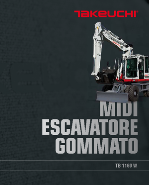 Колісні екскаватори Takeuchi TB 1160 W