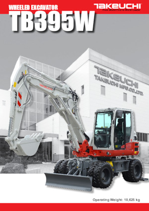 Колісні екскаватори Takeuchi TB 395W