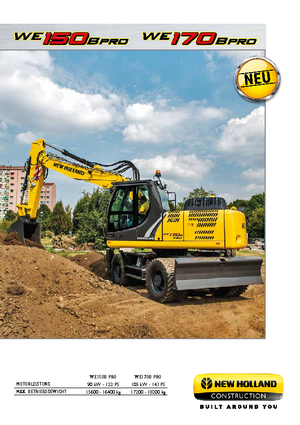 Колісні екскаватори New Holland WE170B pro