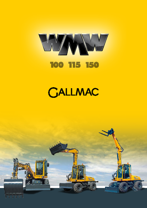 Колісні екскаватори Gallmac WMW 150