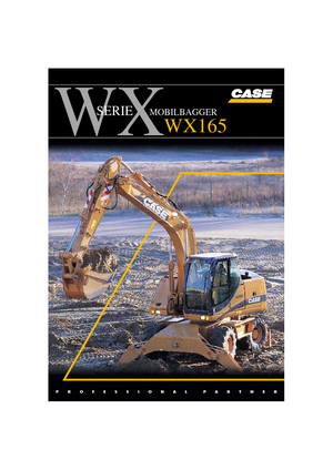 Колісні екскаватори Case WX 165 PL