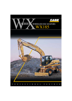 Колісні екскаватори Case WX 185