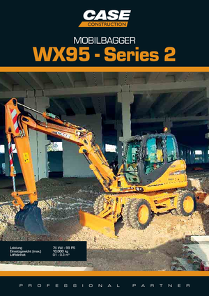 Колісні екскаватори Case WX 95 S-2