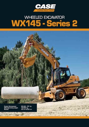 Колісні екскаватори Case WX145 S-3