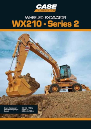 Колісні екскаватори Case WX210 S-2