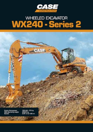 Колісні екскаватори Case WX240 S-2