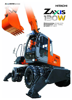Гусеничні екскаватори Hitachi ZX 130 W