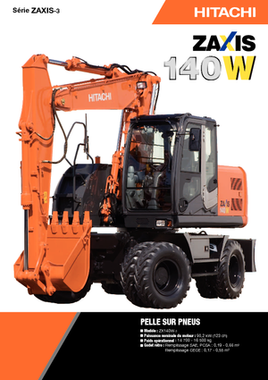 Колісні екскаватори Hitachi ZX 140 W 3