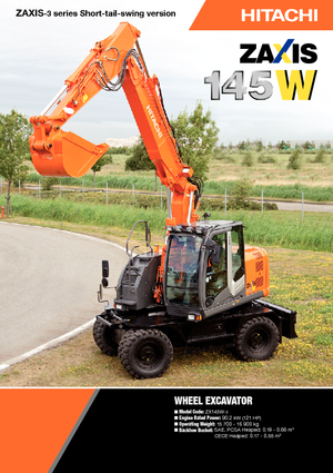 Колісні екскаватори Hitachi ZX 145 W 3