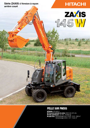 Колісні екскаватори Hitachi ZX 145 W 3