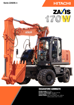 Колісні екскаватори Hitachi ZX 170 W-3