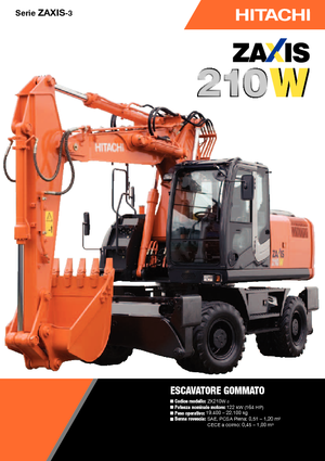 Гусеничні екскаватори Hitachi ZX 210 W 3