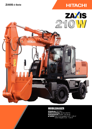 Гусеничні екскаватори Hitachi ZX 210 W 3