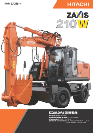 Гусеничні екскаватори Hitachi ZX 210 W 3
