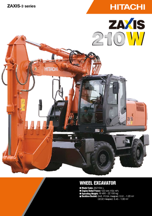 Гусеничні екскаватори Hitachi ZX 210 W 3