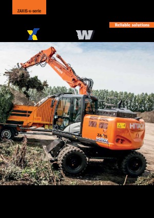 Колісні екскаватори Hitachi ZX140W-6