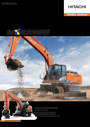 Колісні екскаватори Hitachi ZX210W-5A