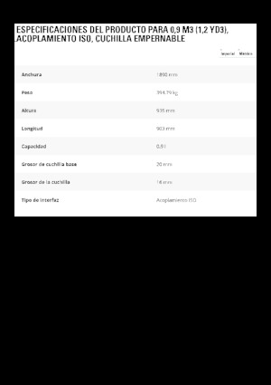 Ківш колісного навантажувача Caterpillar 0,9 m3