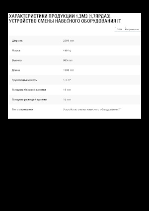 Ківш колісного навантажувача Caterpillar 1,3 m3