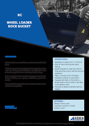 Ківш колісного навантажувача Arden L51RC